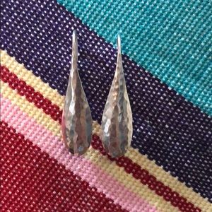 James Avery Tear Drop Ear Hooks